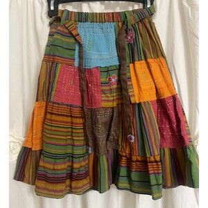 Boutique Mimi & Maggie patchwork skirt Small